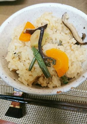 山菜おこわpart2-レシピのメイン写真