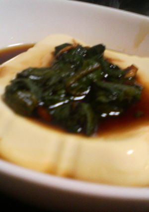 ☆大葉にんにく醤油を使って温やっこ☆-レシピのメイン写真