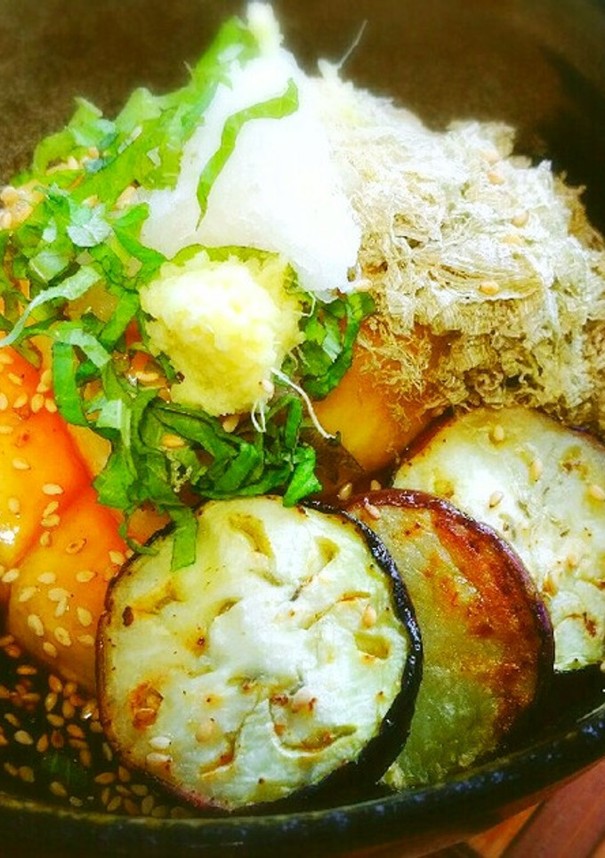 簡単！揚げ出し豆腐♪大葉とみぞれあんかけ-レシピのメイン写真