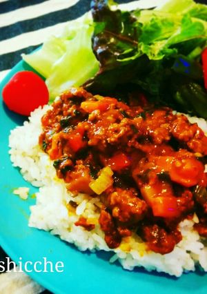 野菜ジュース♡濃厚ドライカレー-レシピのメイン写真