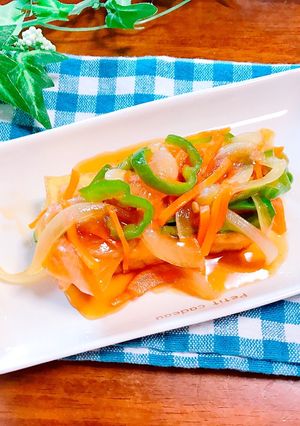 冷めても美味しい♡厚揚げの甘酢あんかけ-レシピのメイン写真