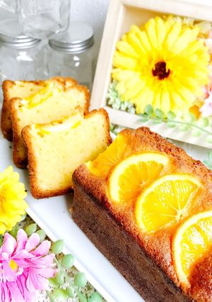 オレンジの香り漂うパウンドケーキ-レシピのメイン写真