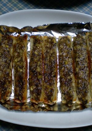 ちくわのネギみそマヨ焼き-レシピのメイン写真