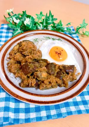 大さじ1で簡単♡茄子のドライカレー-レシピのメイン写真