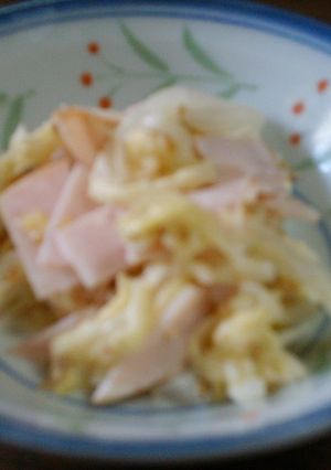 白菜とハムのサラダ-レシピのメイン写真