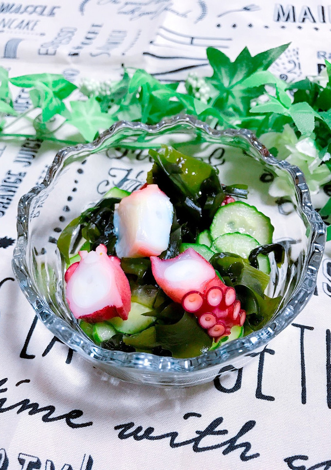 歯応え最高♡タコときゅうりの酢の物-レシピのメイン写真