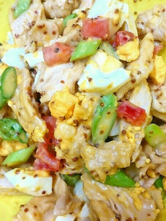 ささみと生野菜でハニーマスタードサラダ★-レシピのメイン写真