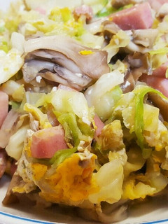 油いらず!キャベツのベーコン卵炒め-レシピのメイン写真