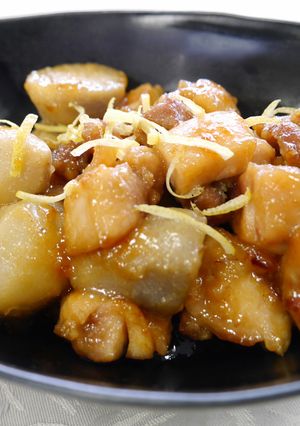 里芋と鶏肉のこっくり煮【JA福岡市】-レシピのメイン写真