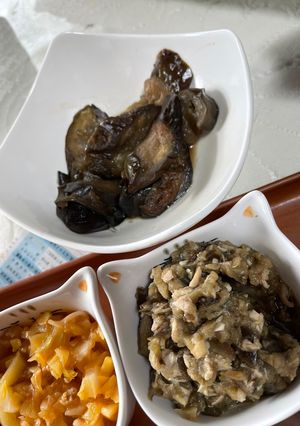 ナスの田舎煮から刻み介護食離乳食-レシピのメイン写真