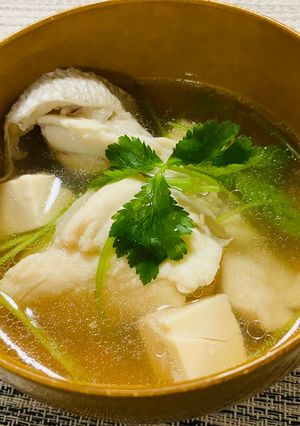 鯛のあらのお吸い物-レシピのメイン写真