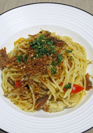 へしこスパゲッティ-レシピのメイン写真
