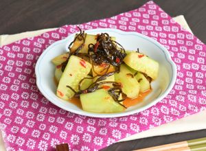 加賀太きゅうりの塩昆布オイキムチ-レシピのメイン写真