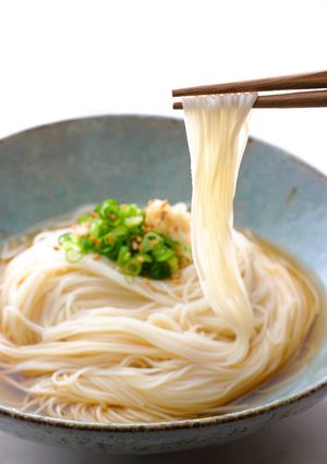 ”コシ自慢”冷やしぶっかけ三輪素麺-レシピのメイン写真