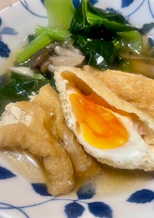 油揚げの卵詰め煮-レシピのメイン写真
