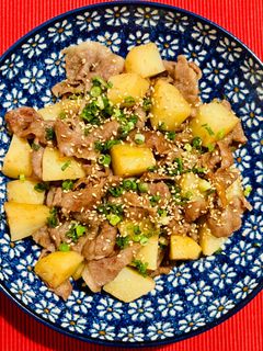 牛じゃがニンニク醤油炒め-レシピのメイン写真