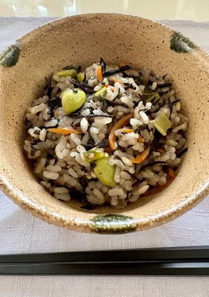お腹満足ひじきご飯・ダイエットご飯-レシピのメイン写真