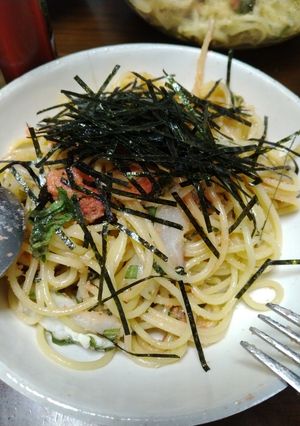 明太子と青紫蘇のスパゲッティ-レシピのメイン写真