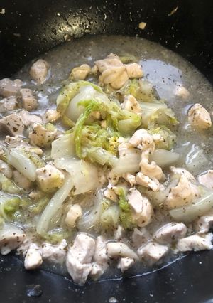 鶏胸肉と白菜のゆかり煮-レシピのメイン写真