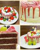 濃厚チョコスポンジのドリップケーキ