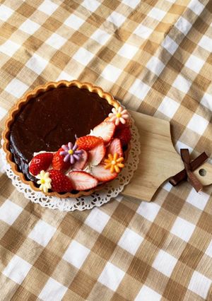オーブン不要。チョコタルト-レシピのメイン写真