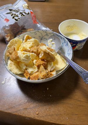 せんべいアイス 絵本より-レシピのメイン写真