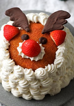 トナカイのドームケーキ(2~3人分)-レシピのメイン写真