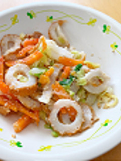 白菜とちくわのごま酢和え☆給食メニュー-レシピのメイン写真
