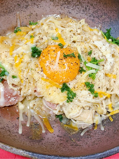 えのきでカルボナーラ(糖質制限)-レシピのメイン写真