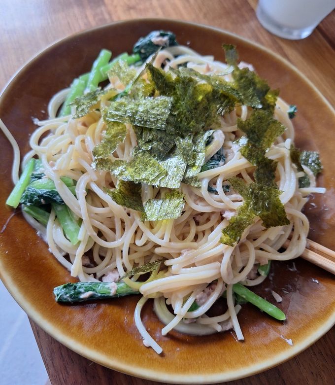 レンジで簡単◎ツナマヨわさびパスタ-レシピのメイン写真