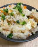 冷凍唐揚げを使った炊き込みご飯🍚