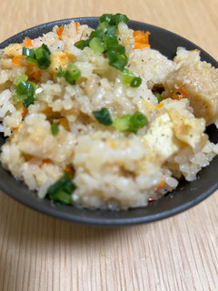 冷凍唐揚げを使った炊き込みご飯🍚-レシピのメイン写真
