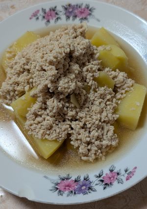 簡単★ジャガイモと挽肉の煮物-レシピのメイン写真