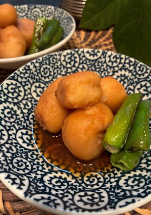 おかんレシピ𓀤𓀣里芋の煮物 ししとう添え-レシピのメイン写真
