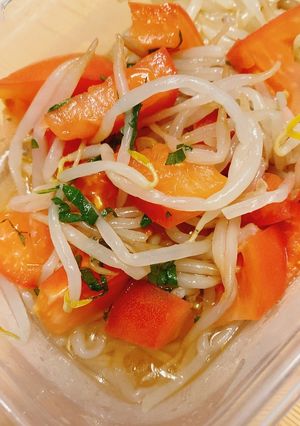 もやしとトマトのさっぱり甘酢和え-レシピのメイン写真