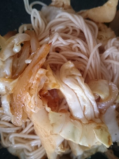 そーめんで☆野菜だけ焼きそば-レシピのメイン写真