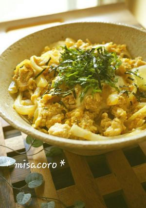 mレンジde絶品☆鶏ミンチの親子丼-レシピのメイン写真
