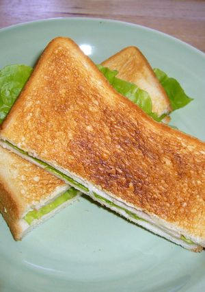 簡単チーズホットサンド♪-レシピのメイン写真