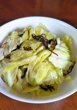 キャベツの塩昆布あえ-レシピのメイン写真