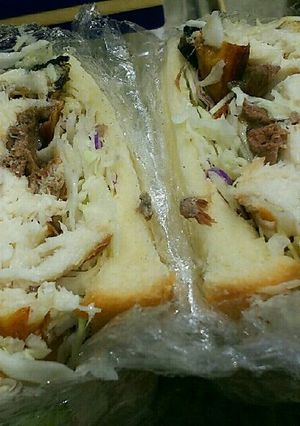 塩サバわんぱくサンドイッチ♡乃が美食パン-レシピのメイン写真