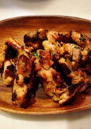 鳥もも肉の梅肉焼き♡-レシピのメイン写真
