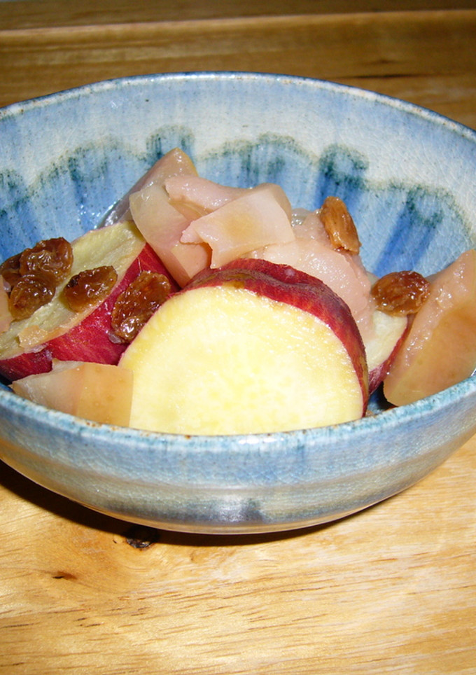 さつまいもとりんごのさっぱり煮♪-レシピのメイン写真