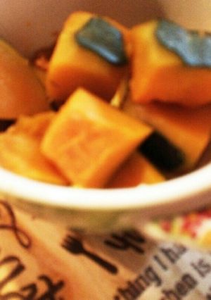 ６分レンチンして完成♪カボチャの煮付け-レシピのメイン写真