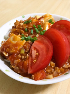 簡単トマト麻婆豆腐-レシピのメイン写真