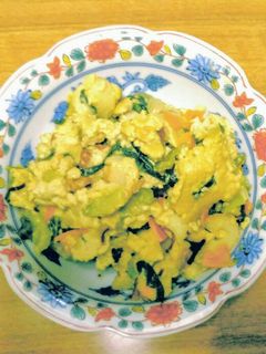 粉豆腐とチンゲン菜の炒り煮-レシピのメイン写真