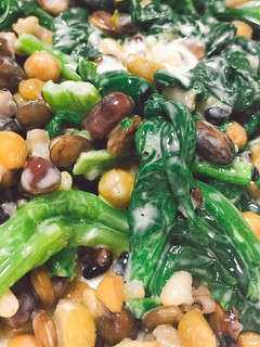 お豆とほうれん草のわさびマヨ和え-レシピのメイン写真