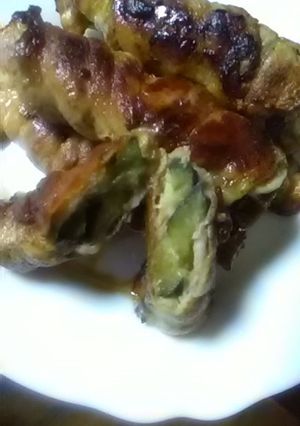 なすとさけるチーズの豚肉巻き-レシピのメイン写真