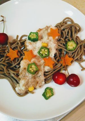 七夕に☆簡単！お蕎麦に天の川-レシピのメイン写真