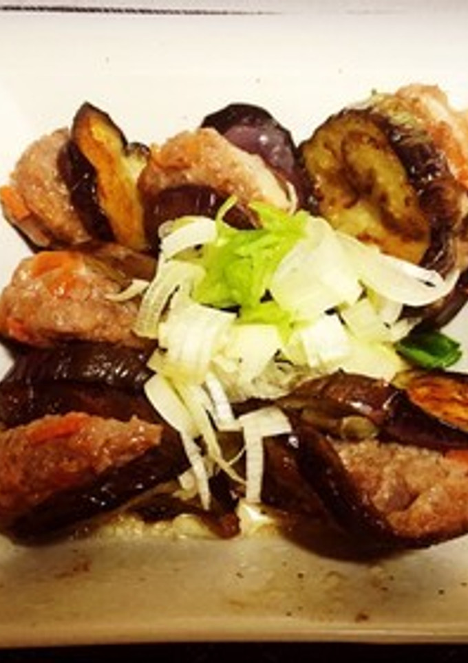 茄子と肉挟み焼き-レシピのメイン写真
