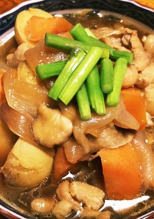 鶏皮で簡単おいしい肉じゃが♪-レシピのメイン写真